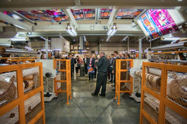 Ribbon cut on RollsPack gravure line